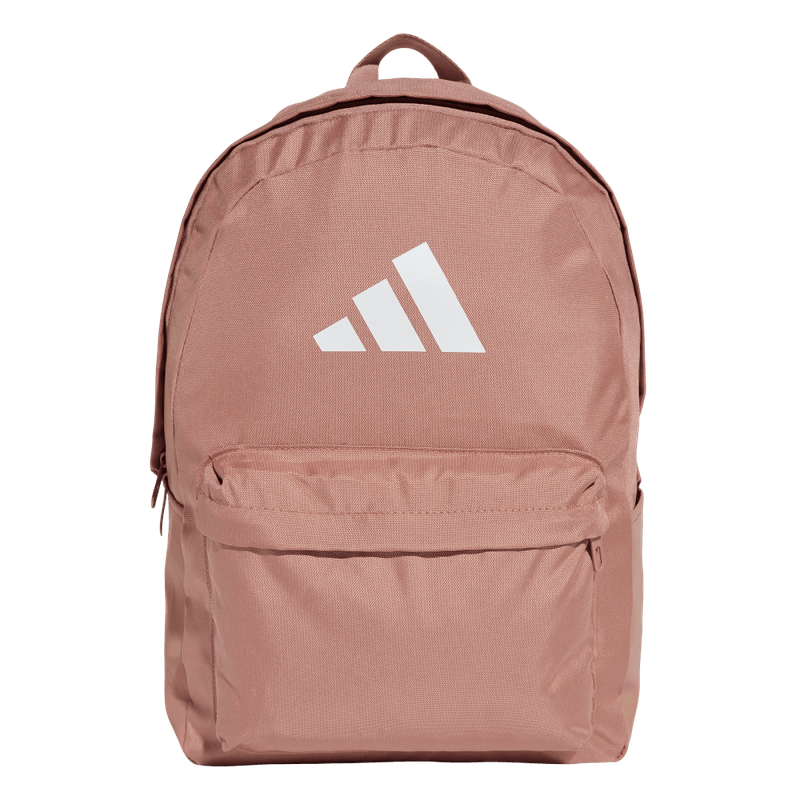 Morral-adidas-unisex-Clsc-Bars-Bp-para-moda-color-rojo.-Frente-Sin-Modelo