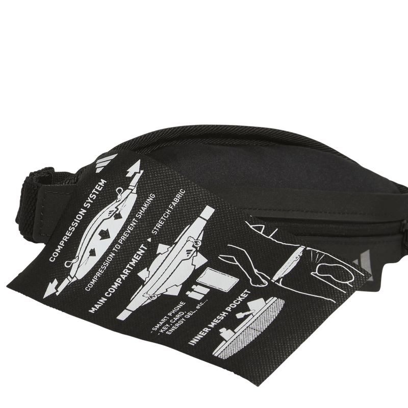 Canguro-adidas-unisex-Run-Belt-para-correr-color-negro.-Detalle-2