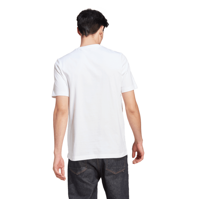 Camiseta-Manga-Corta-adidas-para-hombre-M-Pr-2Tone-T-para-moda-color-blanco.-Detalle-Posterior