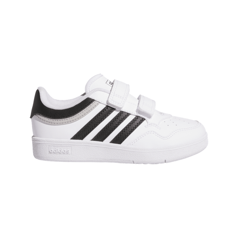 Tenis-adidas-para-niño-Hoops-4.0-Cf-C-para-moda-color-blanco.-Lateral-Externa-Derecha