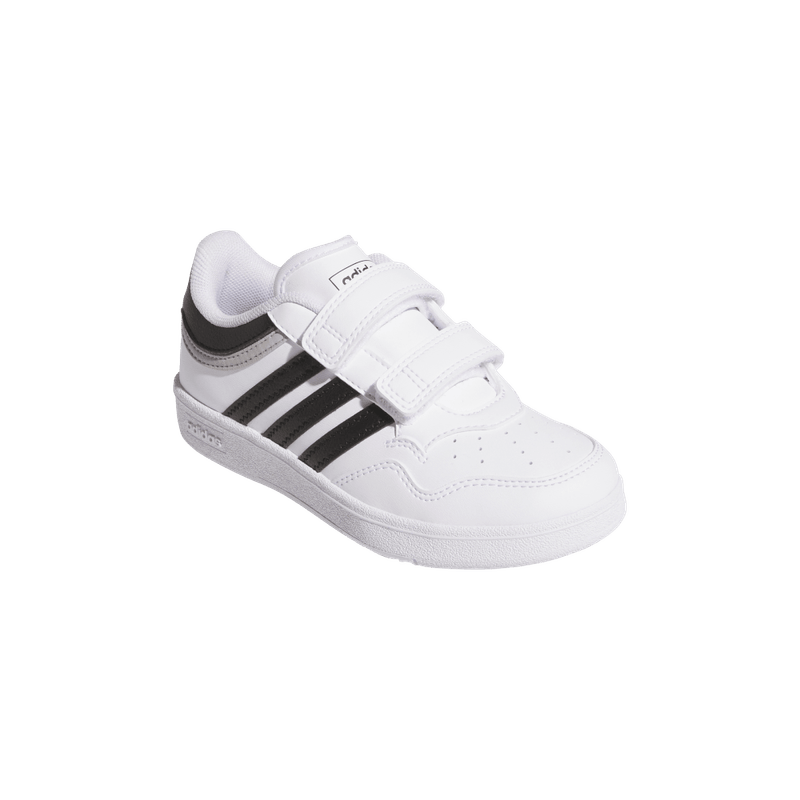 Tenis-adidas-para-niño-Hoops-4.0-Cf-C-para-moda-color-blanco.-Par-Alineados