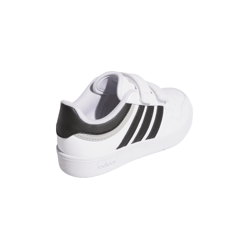 Tenis-adidas-para-niño-Hoops-4.0-Cf-C-para-moda-color-blanco.-Par-Laterales
