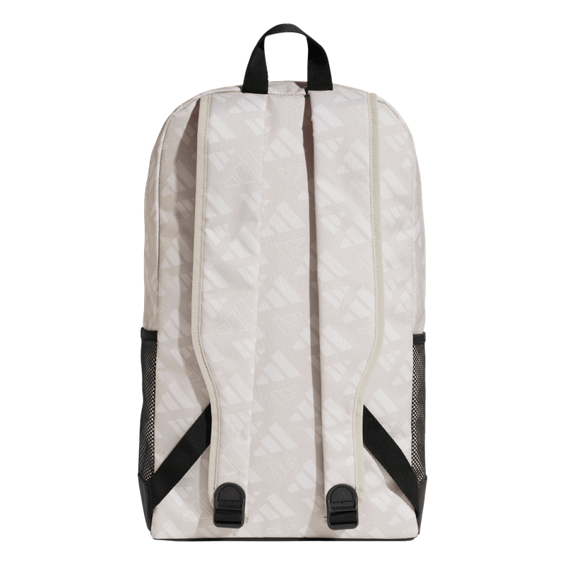 Morral-adidas-unisex-Lin-Bp-Mono-para-moda-color-beige.-Detalle-5