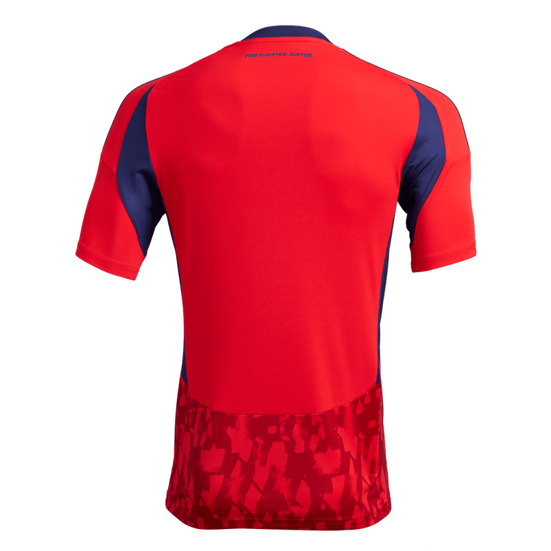 Camiseta-De-Equipo-adidas-para-hombre-Indep.-Medellin-H-Jsy-para-futbol-color-rojo.-Frente-Sobre-Modelo