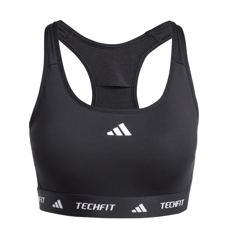 Top-adidas-para-mujer-Tf-Bra-para-entrenamiento-color-negro.-Frontal-Sobre-Modelo