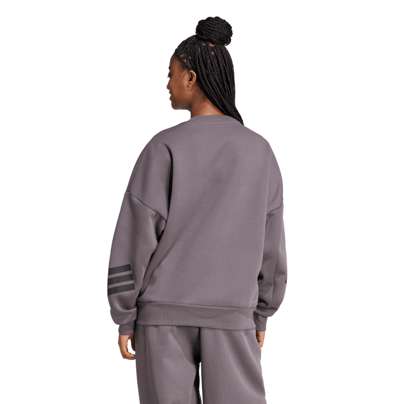 Chaqueta-adidas-para-mujer-W-Fi-3S-Swt-para-moda-color-gris.-Frente-Sin-Modelo
