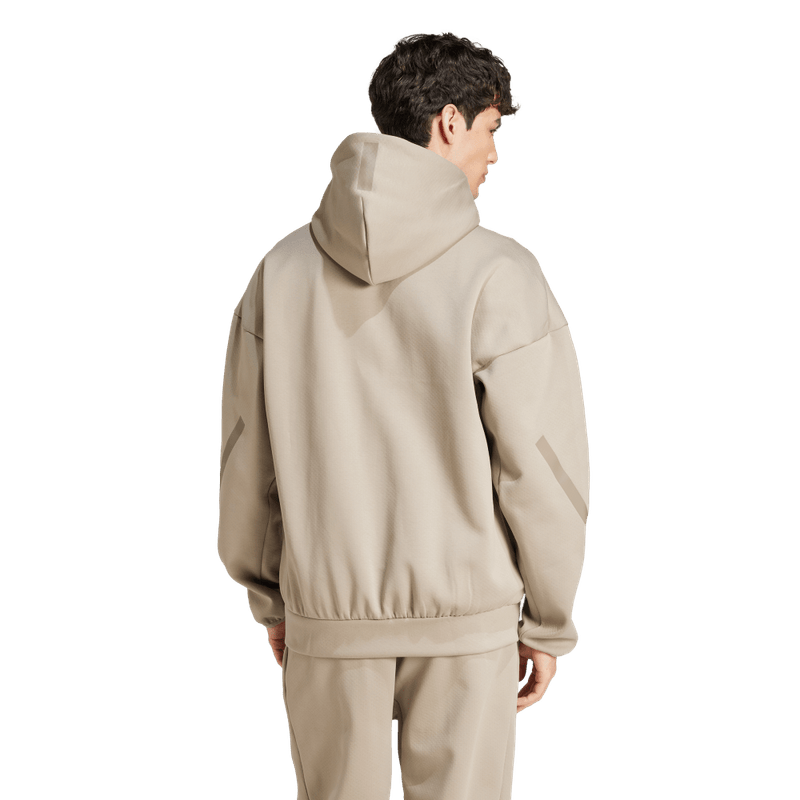 Chaqueta-adidas-para-hombre-M-Z.N.E.-Fz-para-moda-color-beige.-Frente-Sin-Modelo