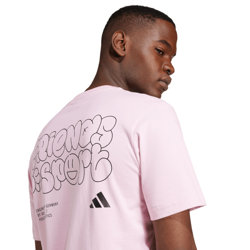 Camiseta-Manga-Corta-adidas-para-hombre-M-L-Verb-Fos-T-para-moda-color-rosado.-Detalle-Posterior