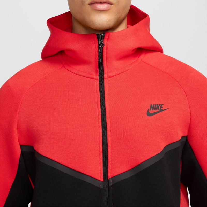 Chaqueta-nike-para-hombre-M-Nk-Tch-Flc-Fz-Wr-Hoodie-para-moda-color-rojo.-Detalle-1