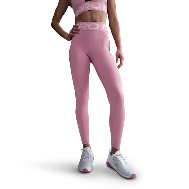 Licra-nike-para-mujer-W-Np-Sculpt-Df-Hr-Tight-para-entrenamiento-color-rosado.-Reverso-Sobre-Modelo