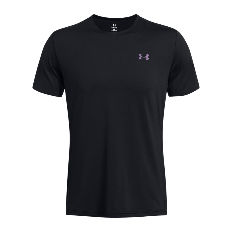 Camiseta-Manga-Corta-under-armour-para-hombre-Ua-Rush-Vent-Ss-para-entrenamiento-color-negro.-Frente-Sin-Modelo