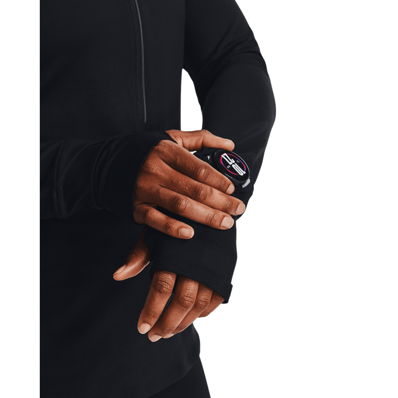 Hoodie-under-armour-para-mujer-Ua-Qualifier-Run-1-2-Zip-para-correr-color-negro.-Bolsillo