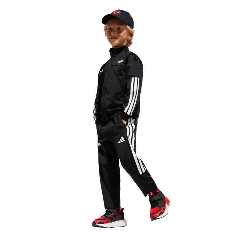 Sudadera-adidas-para-niño-Lk-Mrvl-Sm-Ts-para-moda-color-negro.-Reverso-Sin-Modelo