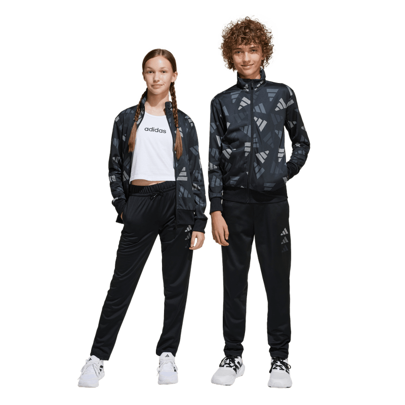 Sudadera-adidas-para-niño-J-Clbrtn-Ts-para-moda-color-negro.-Frente-Unisex-Modelo
