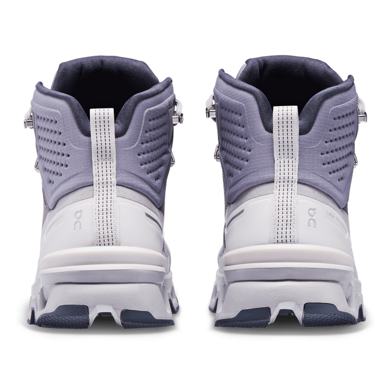 Tenis-on-para-mujer-Cloudrock-Waterproof-para-outdoor-color-morado.-Talon