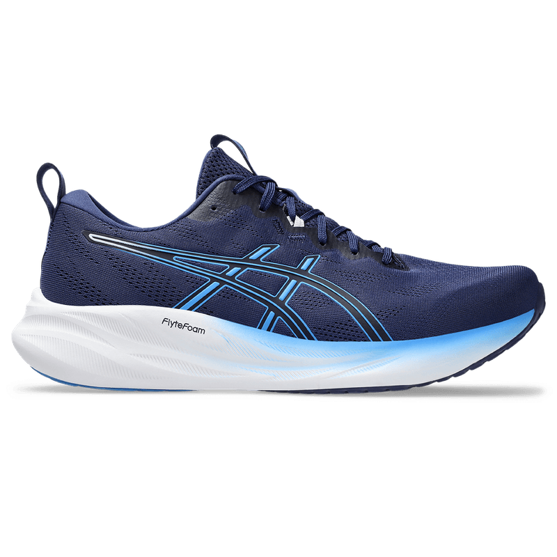 Tenis-asics-para-hombre-Gel-Pulse-16-para-correr-color-azul.-Lateral-Externa-Derecha