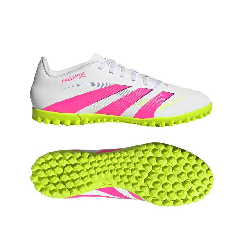 Guayos-adidas-unisex-Predator-Club-Tf-para-futbol-color-blanco.-Media-Suela