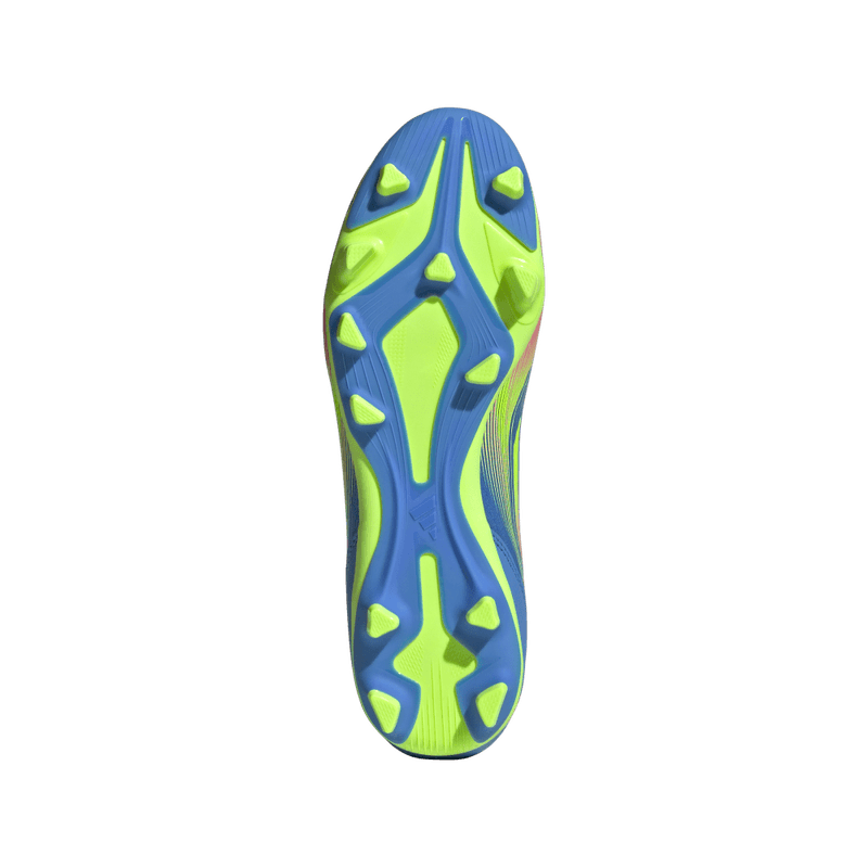 Guayos-adidas-unisex-F50-Club-Fg-Mg-para-futbol-color-azul.-Capellada