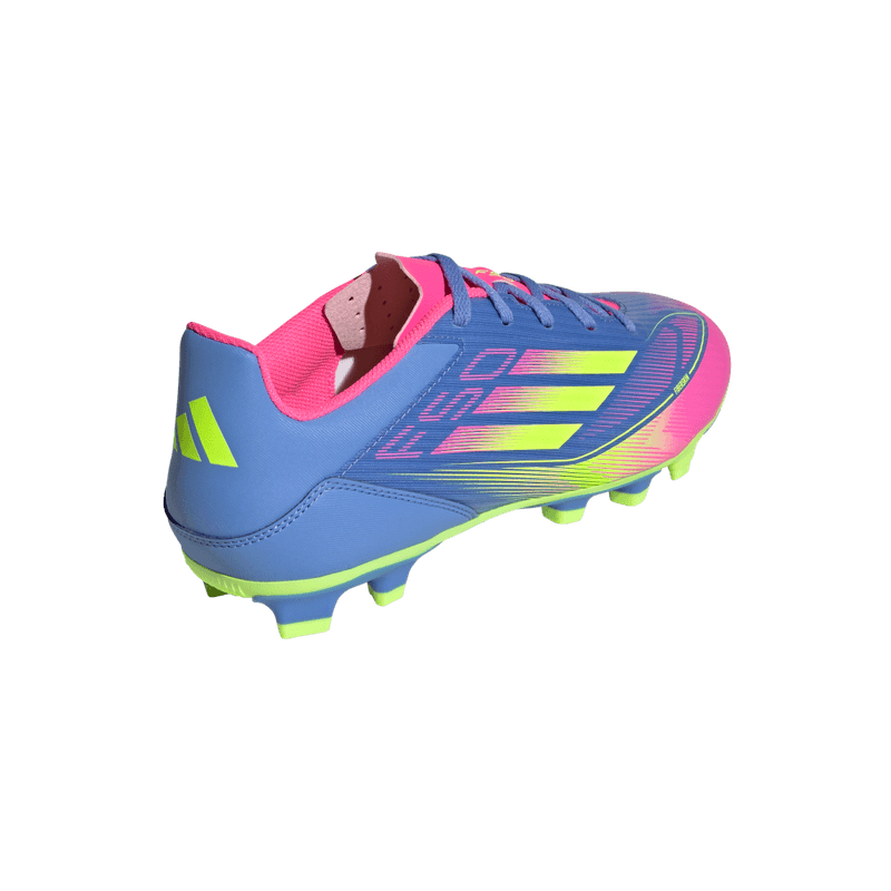 Guayos-adidas-unisex-F50-Club-Fg-Mg-para-futbol-color-azul.-Par-Alineados