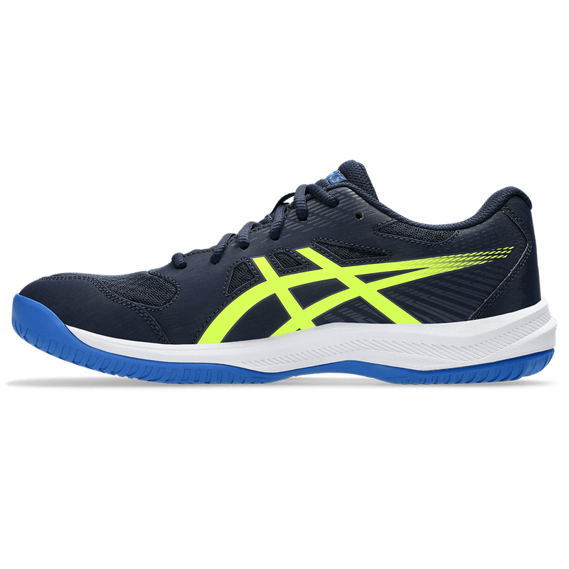 Tenis-asics-para-hombre-Upcourt-6-para-indoor-color-azul.-Lateral-Externa-Izquierda