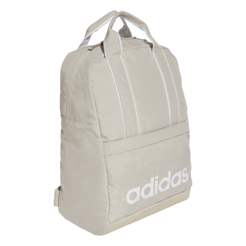 Morral-adidas-para-mujer-W-L-Ess-Bp-para-moda-color-gris.-Reverso-Sin-Modelo