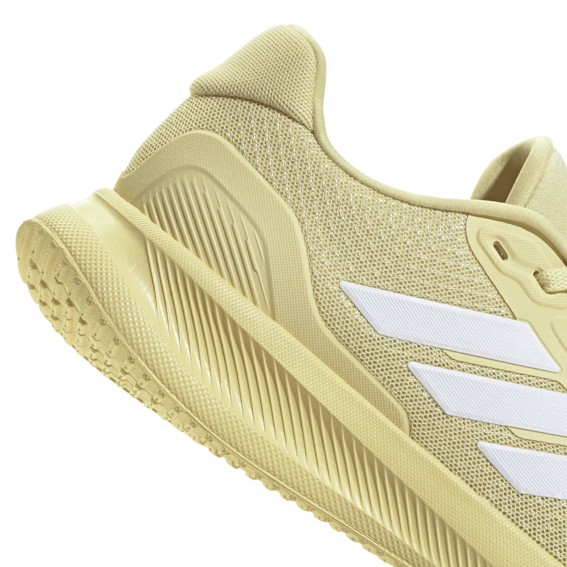 Tenis-adidas-para-mujer-Runfalcon-5-W-para-correr-color-amarillo.-Lateral-Y-Suela