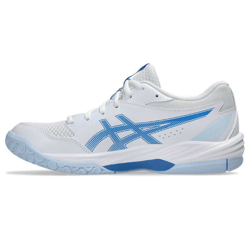 Tenis-asics-para-mujer-Gel-Task-4-para-indoor-color-blanco.-Lateral-Externa-Izquierda
