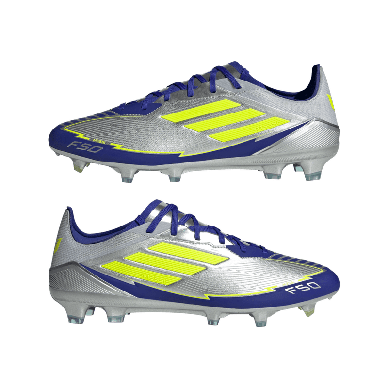 Guayos-adidas-unisex-F50-Pro-Fg-Messi-para-futbol-color-gris.-Detalle-2