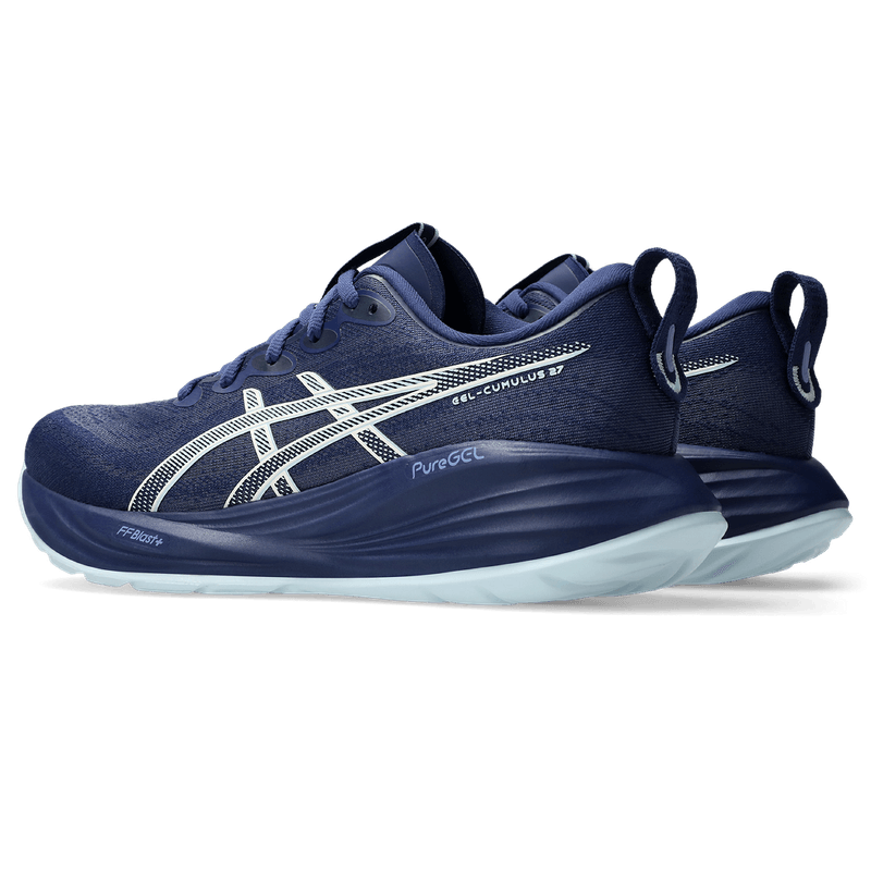 Tenis-asics-para-mujer-Gel-Cumulus-27-para-correr-color-azul.-Detalle-1