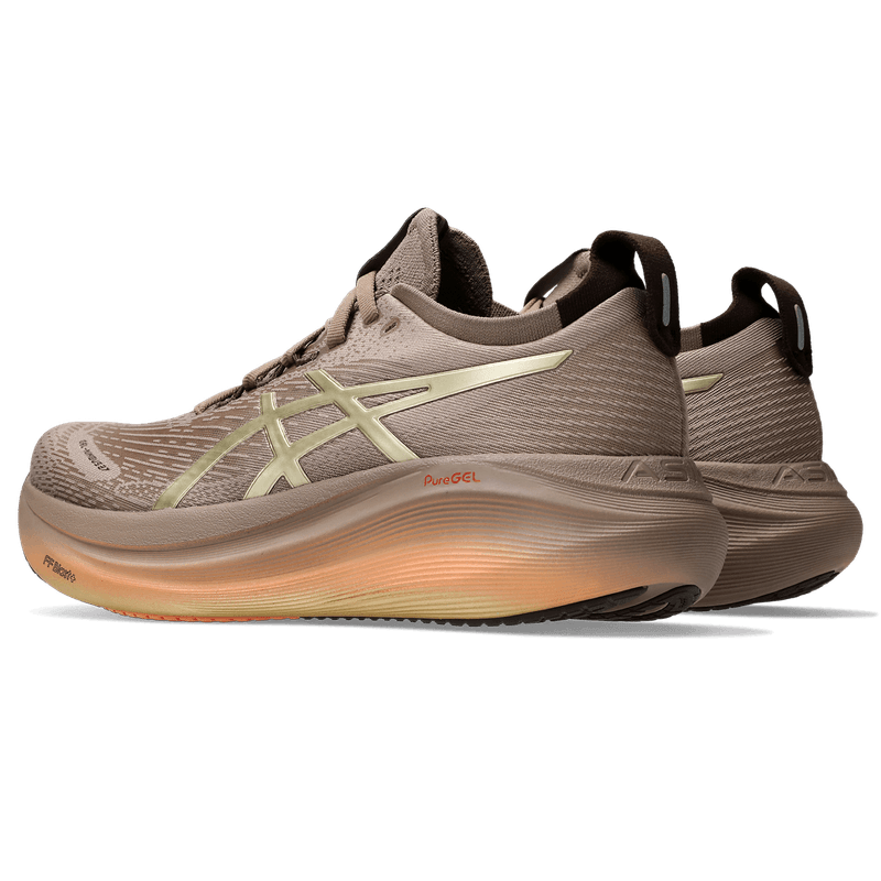 Tenis-asics-para-mujer-Gel-Nimbus-27-Luxe-para-correr-color-gris.-Detalle-1