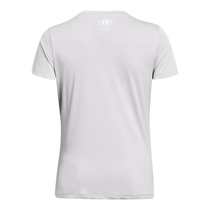 Camiseta-Manga-Corta-under-armour-para-mujer-Tech-Ssv--Twist-para-entrenamiento-color-gris.-Reverso-Sin-Modelo