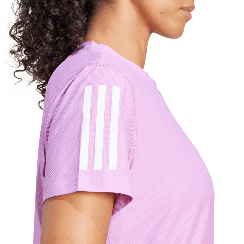 Camiseta-Manga-Corta-adidas-para-mujer-Otr-B-Tee-para-correr-color-morado.-Detalle-2