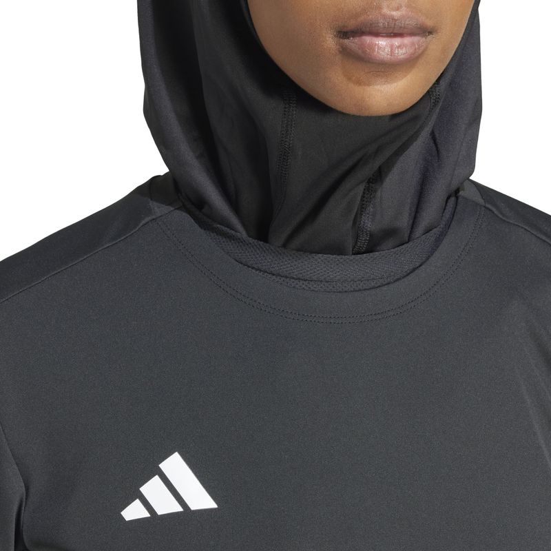 Camiseta-Manga-Corta-adidas-para-mujer-Adizero-E-Tee-para-correr-color-negro.-Detalle-3