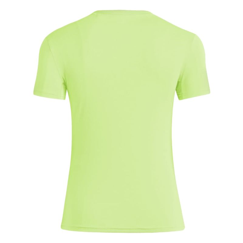 Camiseta-Manga-Corta-adidas-para-mujer-Adizero-E-Tee-para-correr-color-verde.-Reverso-Sin-Modelo
