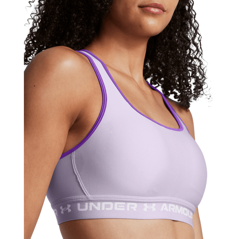 Top-under-armour-para-mujer-Crossback-Mid-Bra-para-entrenamiento-color-morado.-Bolsillo