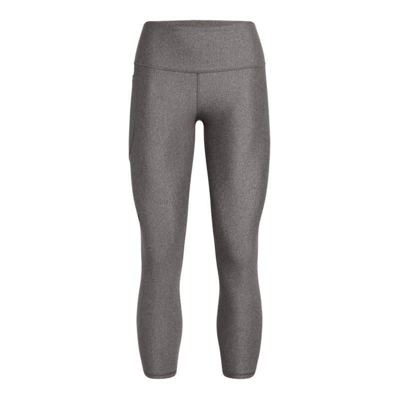 Licra-under-armour-para-mujer-Tech-Hi-Ankle-Leg-para-entrenamiento-color-gris.-Frente-Sin-Modelo