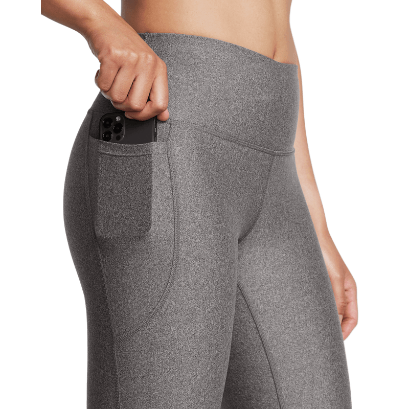 Licra-under-armour-para-mujer-Tech-Hi-Ankle-Leg-para-entrenamiento-color-gris.-Bolsillo