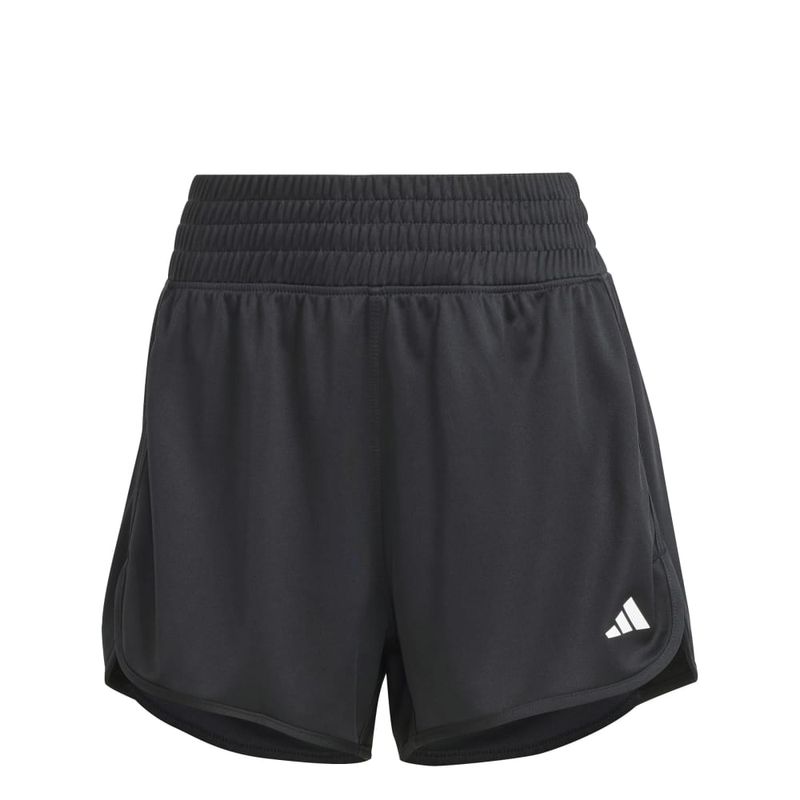 Pantaloneta-adidas-para-mujer-Pacer-Knit-High-para-entrenamiento-color-negro.-Frente-Sin-Modelo