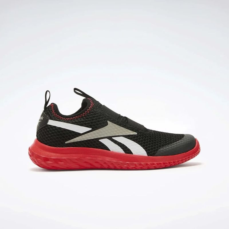 Tenis-reebok-para-niño-Rush-Runner-Slip-On-para-correr-color-negro.-Lateral-Externa-Derecha