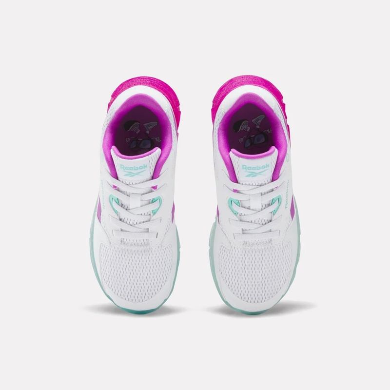 Tenis-reebok-para-niña-Zig-N-Glow-2-Elastic-Lace-para-correr-color-blanco.-Capellada