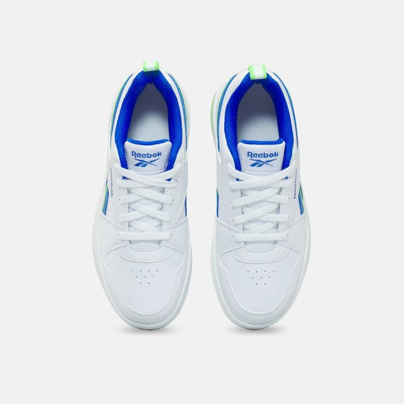 Tenis-reebok-para-niño-Reebok-Royal-Prime-Step-N--Flash-para-moda-color-blanco.-Capellada