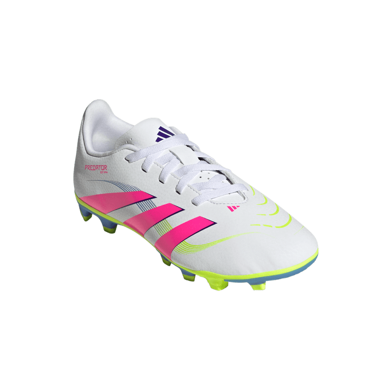Guayos-adidas-para-niño-Predator-Club-Fg-Mg-para-futbol-color-blanco.-Suela