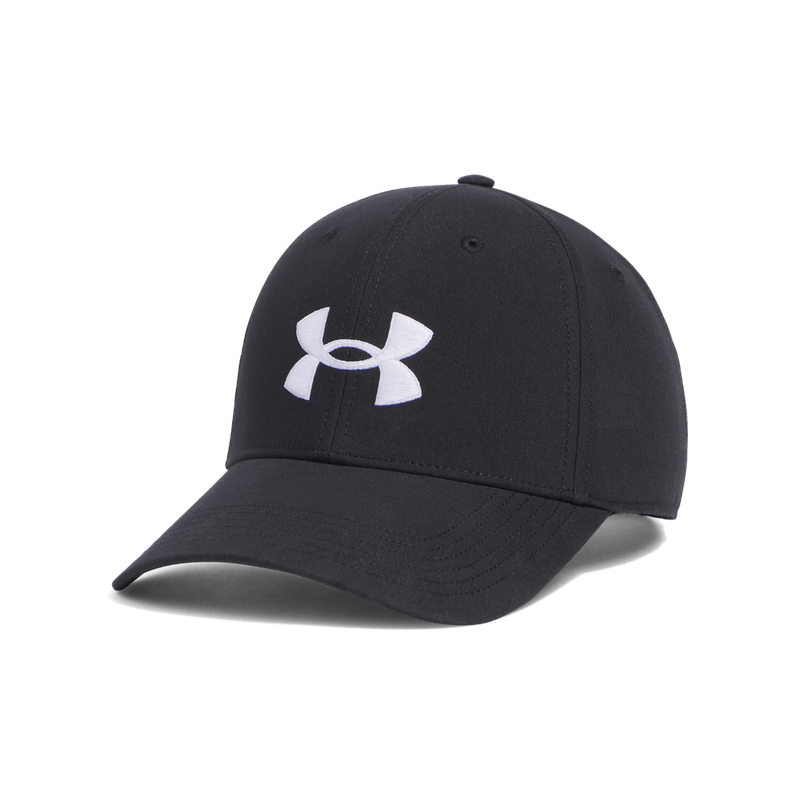 Gorra-under-armour-para-hombre-Drive-Bltz-Adj-para-golf-color-negro.-Frente-Sin-Modelo