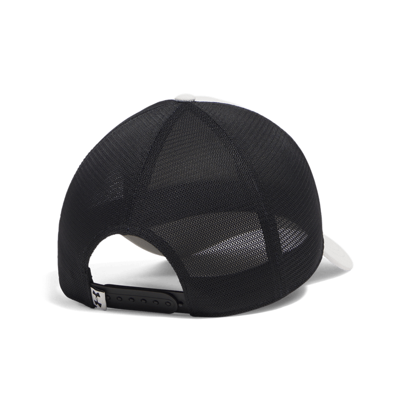 Gorra-under-armour-para-hombre-Project-Rock-Trucker-para-entrenamiento-color-blanco.-Reverso-Sin-Modelo
