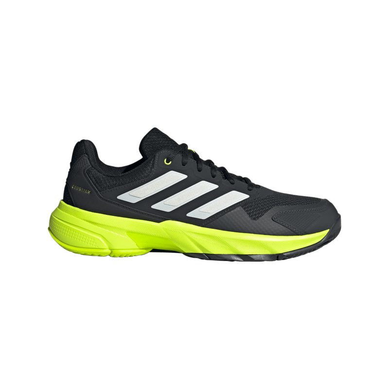 Tenis-adidas-para-hombre-Courtjam-Control-3-para-tenis-color-gris.-Lateral-Externa-Derecha