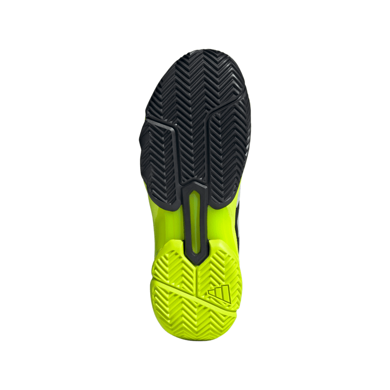 Tenis-adidas-para-hombre-Courtjam-Control-3-para-tenis-color-gris.-Talon