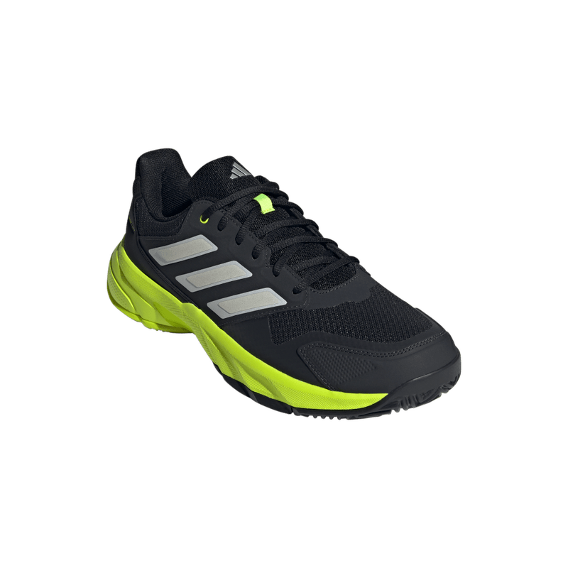 Tenis-adidas-para-hombre-Courtjam-Control-3-para-tenis-color-gris.-Par-Alineados
