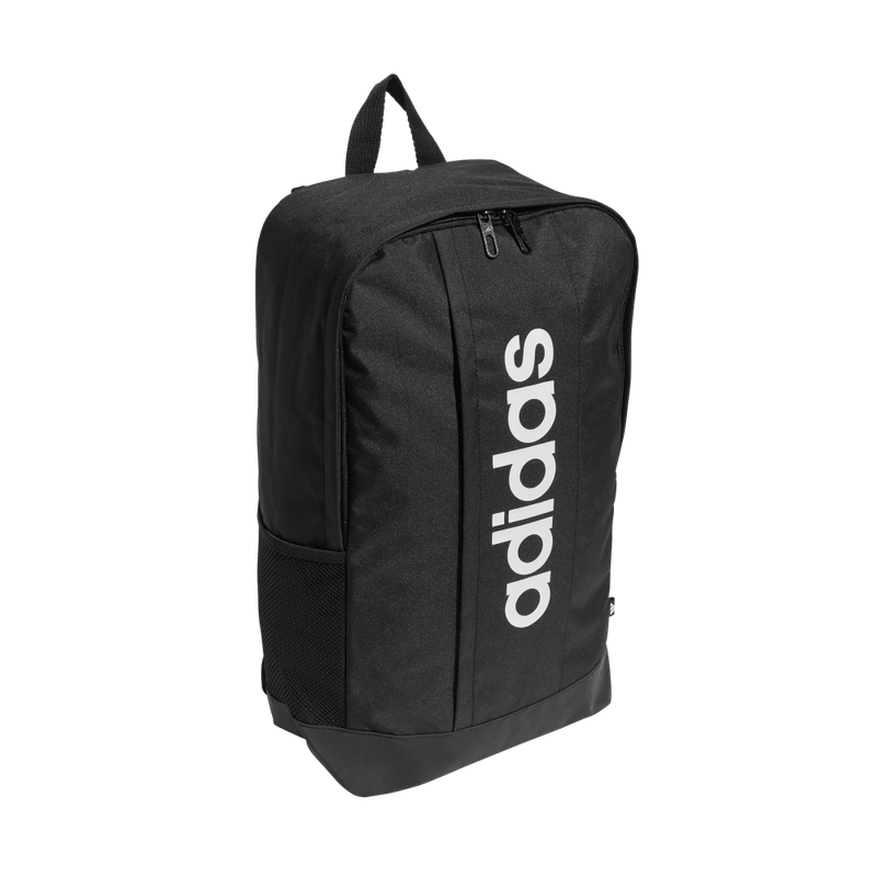 Morral-adidas-unisex-Linear-Backpack-para-moda-color-negro.-Reverso-Sin-Modelo