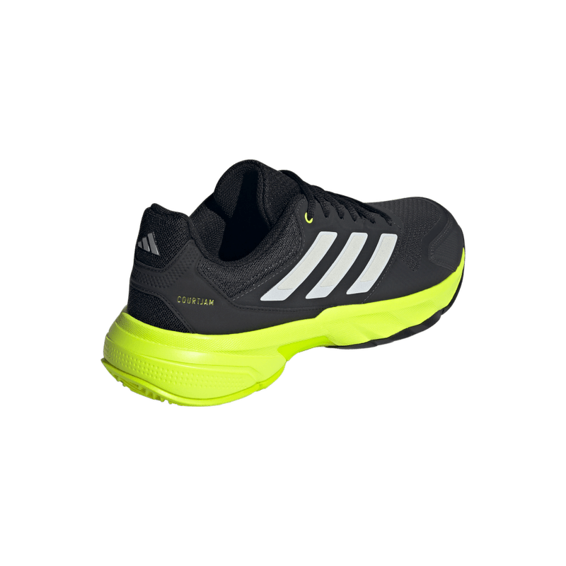 Tenis-adidas-para-hombre-Courtjam-Control-3-para-tenis-color-gris.-Par-Laterales