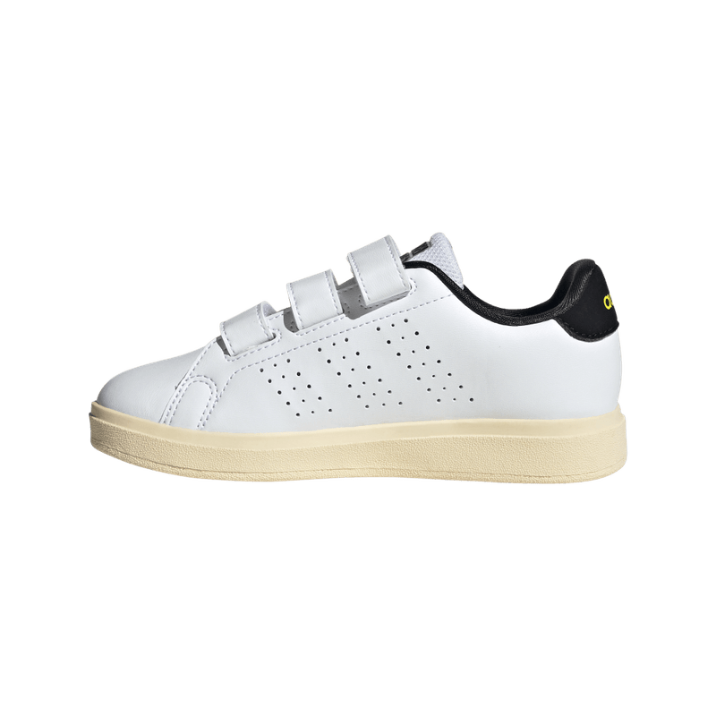 Tenis-adidas-para-niño-Advantage-Smiley-Cf-para-moda-color-blanco.-Suela